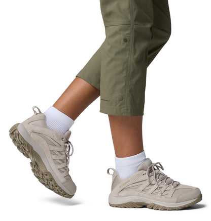 Columbia Women's Crestwood Hiking Shoe, Soft Taupe/Pebble
