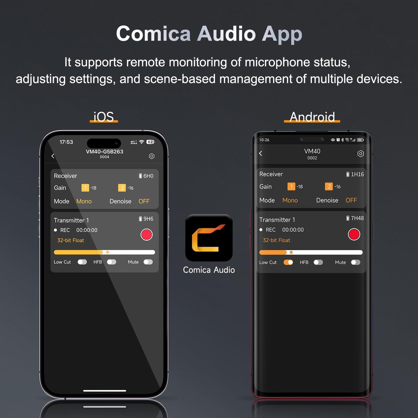 COMICA VM40 Shotgun Microphone – 48kHz/32-bit Float Recording, Wired & Wireless Modes, 32GB Onboard Storage – Compatible with Canon, Nikon, Sony Cameras & Camcorders for YouTube, Interviews & Filming