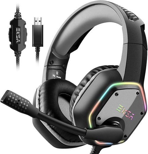 EKSA Auriculares USB para Juegos E1000