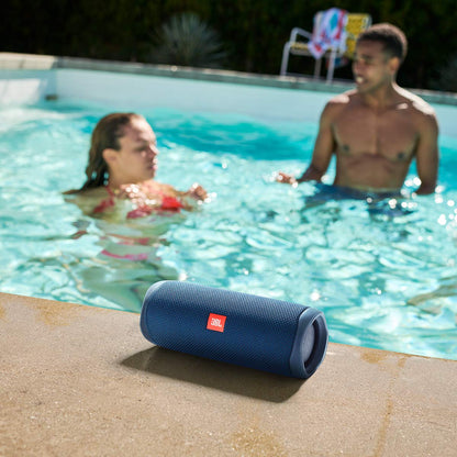 JBL FLIP 5 Altavoz Portátil con Bluetooth (Azul / 3.6 x 3.6 x 8.5)