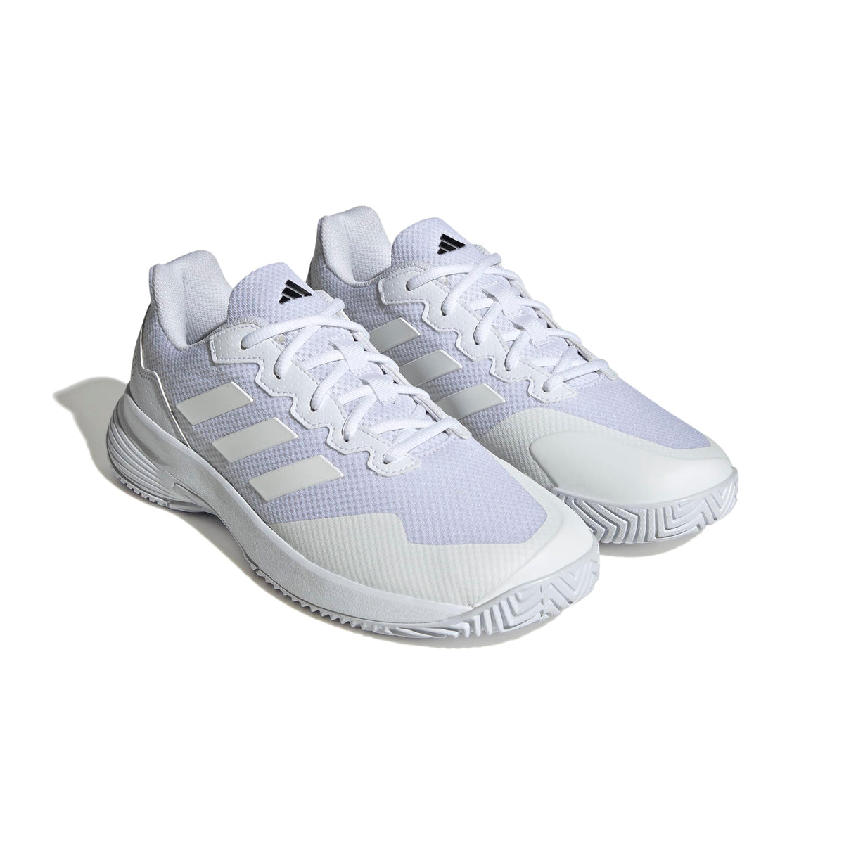 Adidas Mens Game Court 2 White/White/Matte Silver 9