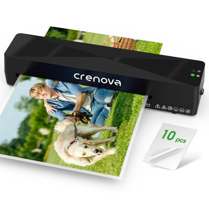 Crenova Máquina Laminadora (9 Pulgadas / Negro)