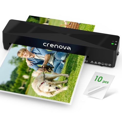 Crenova Máquina Laminadora (9 Pulgadas / Negro)