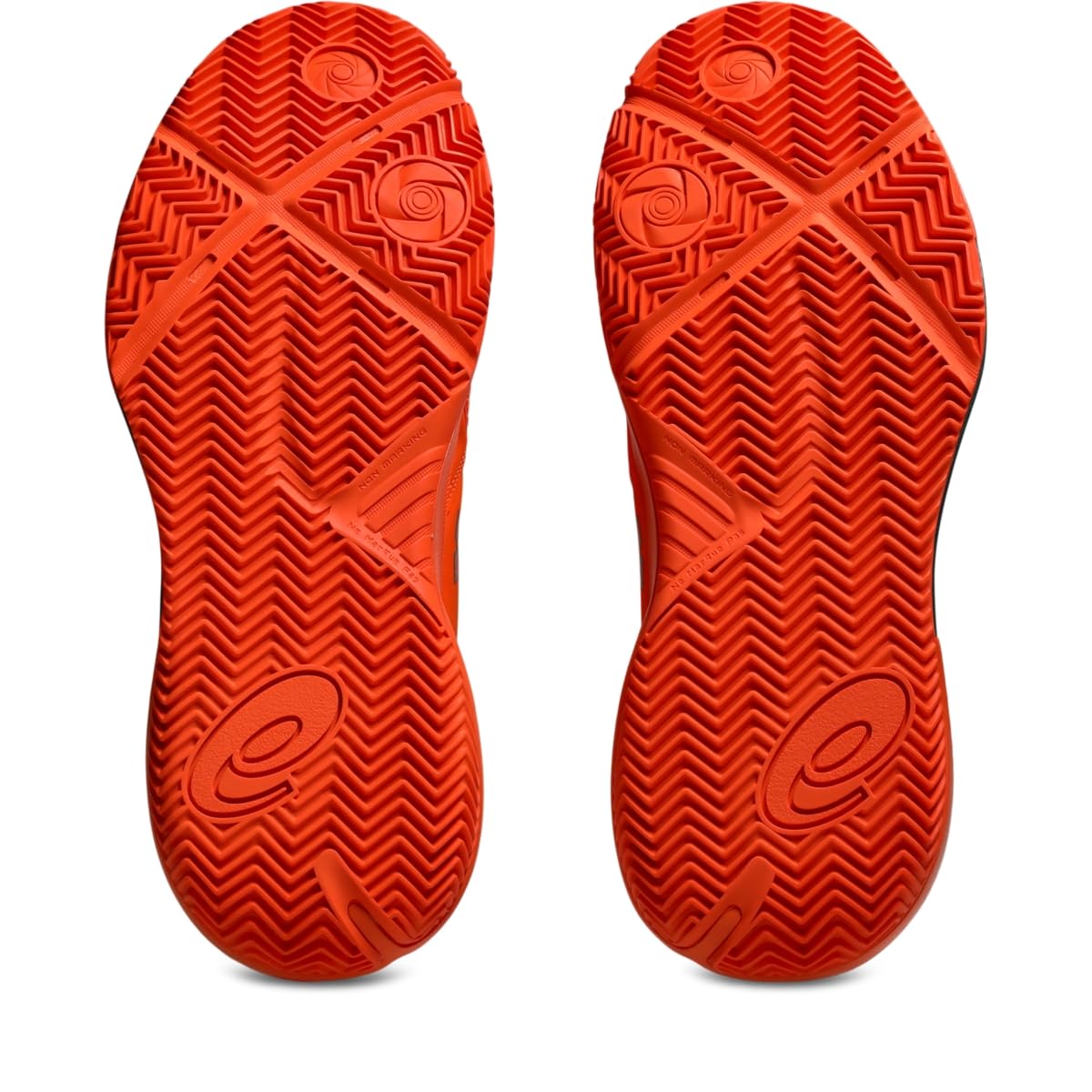ASICS Men's Gel-Challenger 15 Padel Padel Tennis Shoes, Energy Orange/Jewel Green
