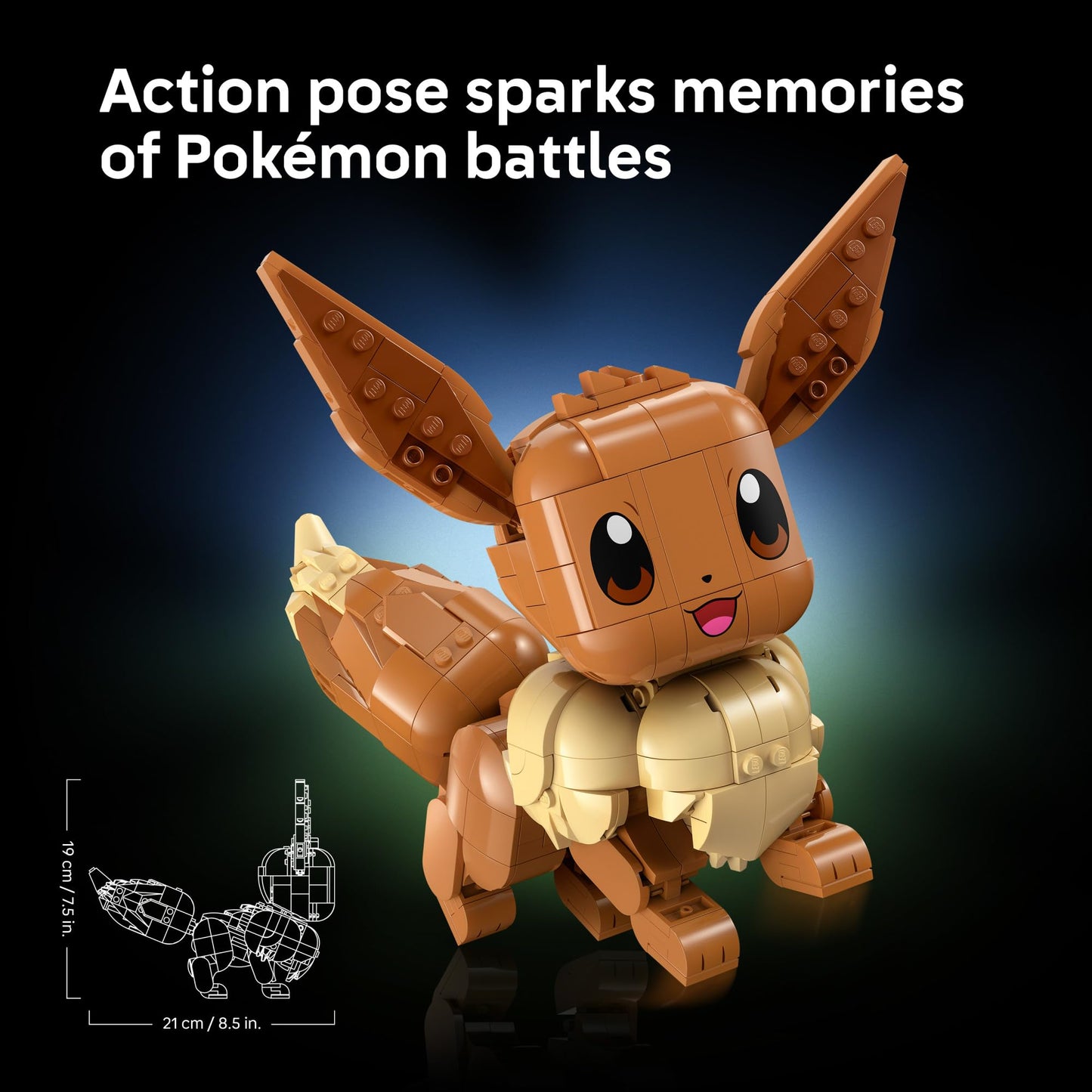LEGO Figura Posable de Pokémon Eevee (72151)