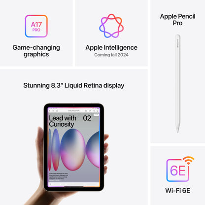 Apple Tableta iPad mini A17 Pro (128GB / Purple)