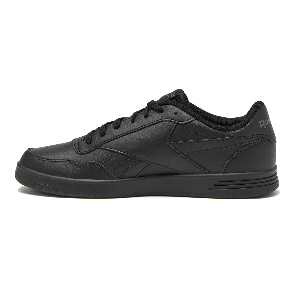 Reebok Court Advance Sneakers for Men - Casual Tennis Mens Shoes, White or Black, Core Black/Pure Grey/Core Black