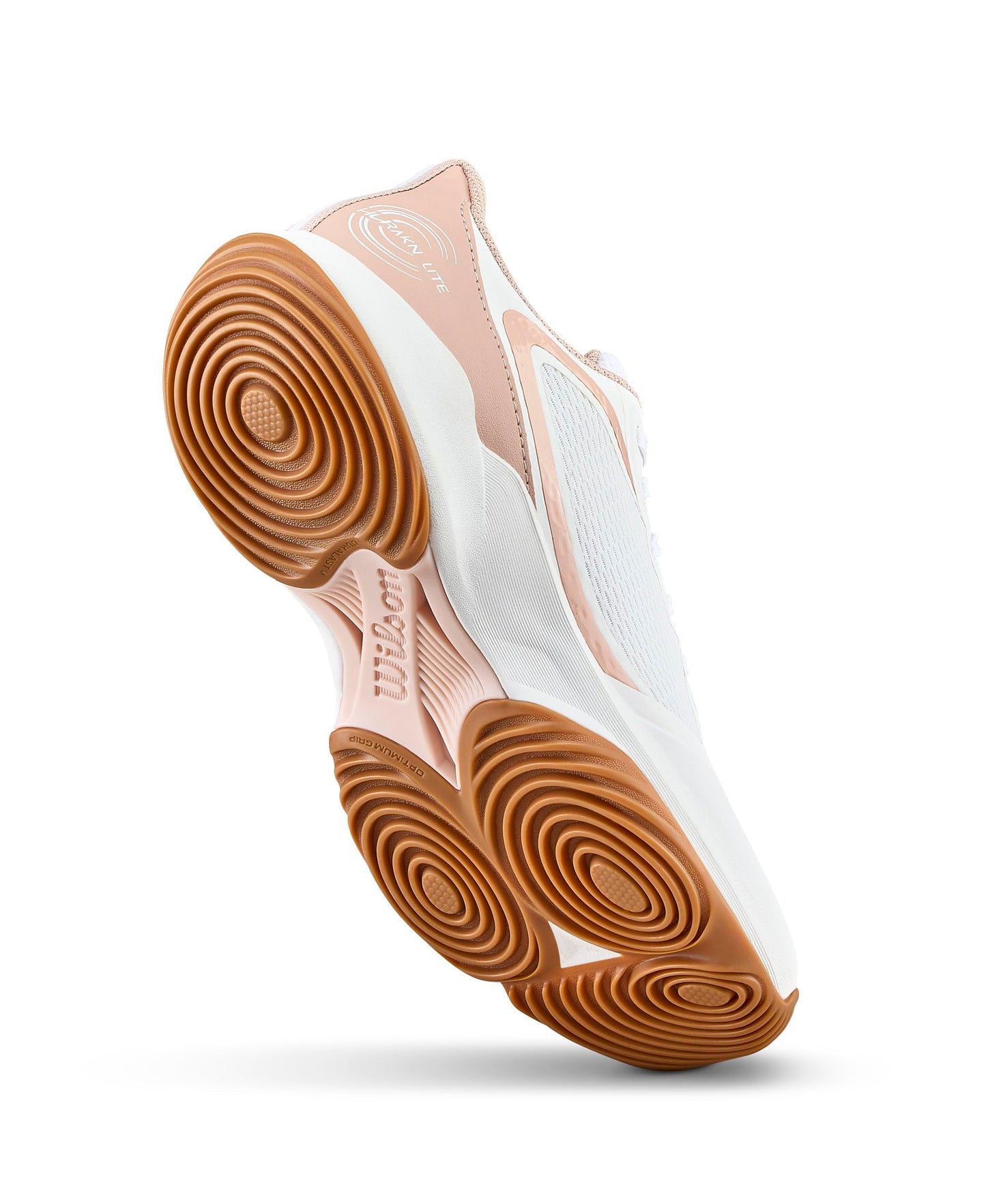 WILSON Hurakn Lite Women's Padel Shoe - White/Cameo Rose/Gum