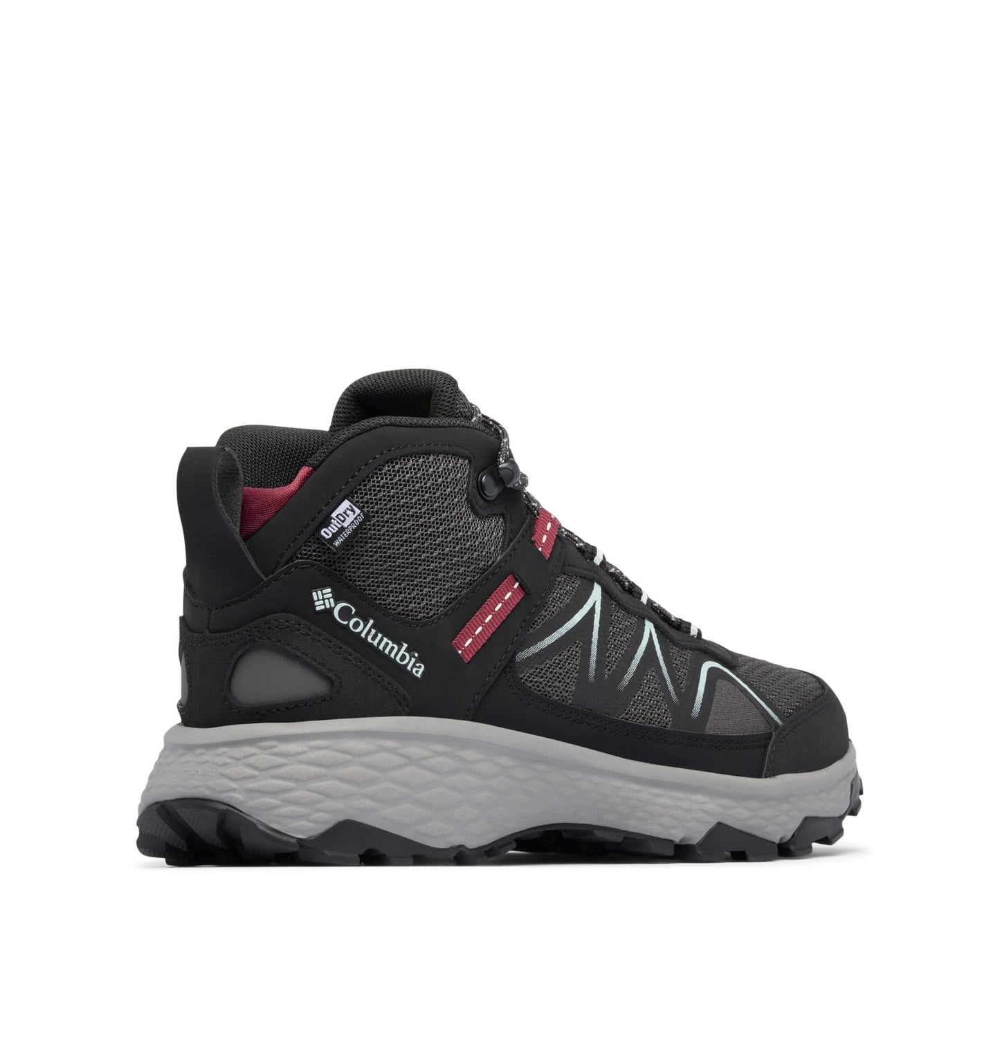Columbia Womens Peakfreak Rush Mid Outdry, Dark Grey/Deep Madeira