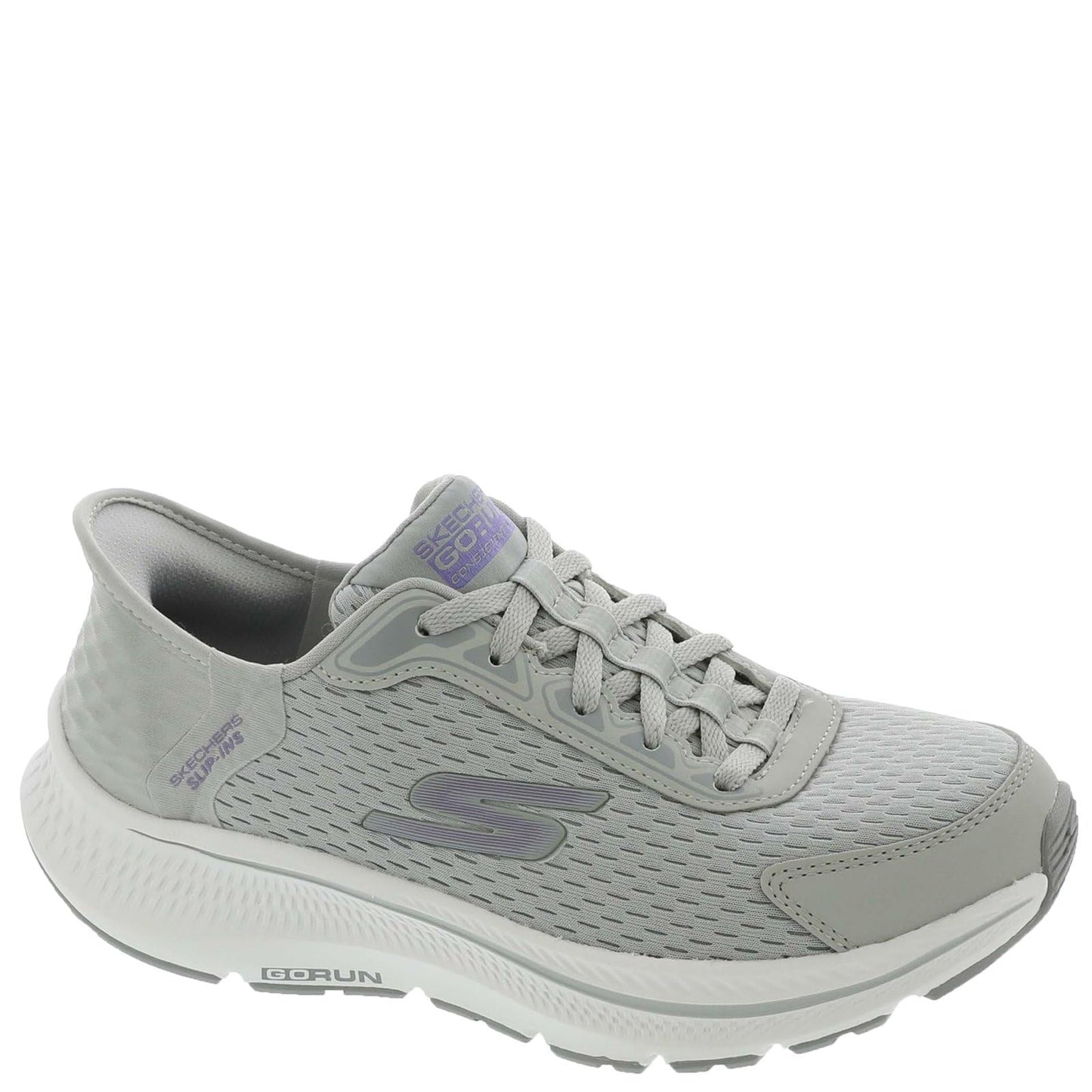 Skechers Women's Hands Free Slip-Ins Go Run Consistent 2.0 Endure Sneaker, Gray/Lavender
