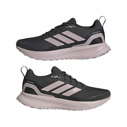 Adidas Women's Run Falcon 5 Trail, Carbon/Ice Purple/Black