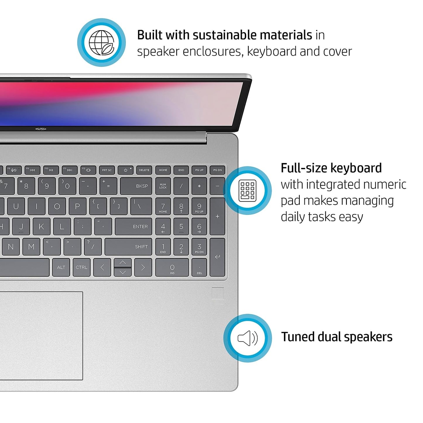 HP Laptop Full HD de 15.6" (256GB SSD / Windows 11)