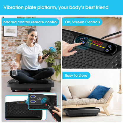 SoftGym Waver Máquina de Ejercicios con Placa de Vibración (120 Niveles)
