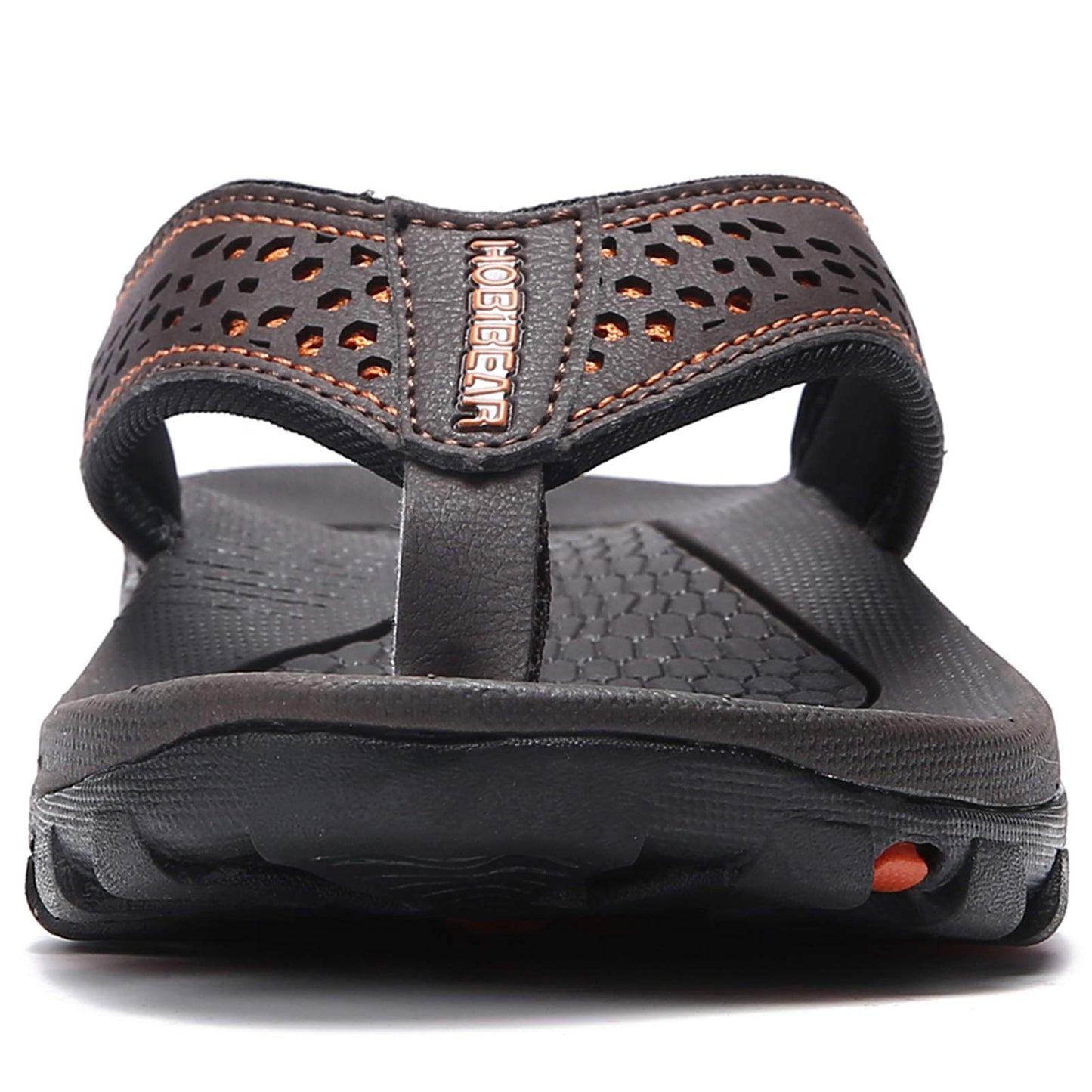 GUBARUN Mens Sport Flip Flops Comfort Casual Thong Sandals Outdoor(Brown 1