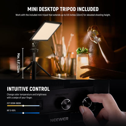 NEEWER Panel de Luz de Video LED de 9" (NL-116AI)