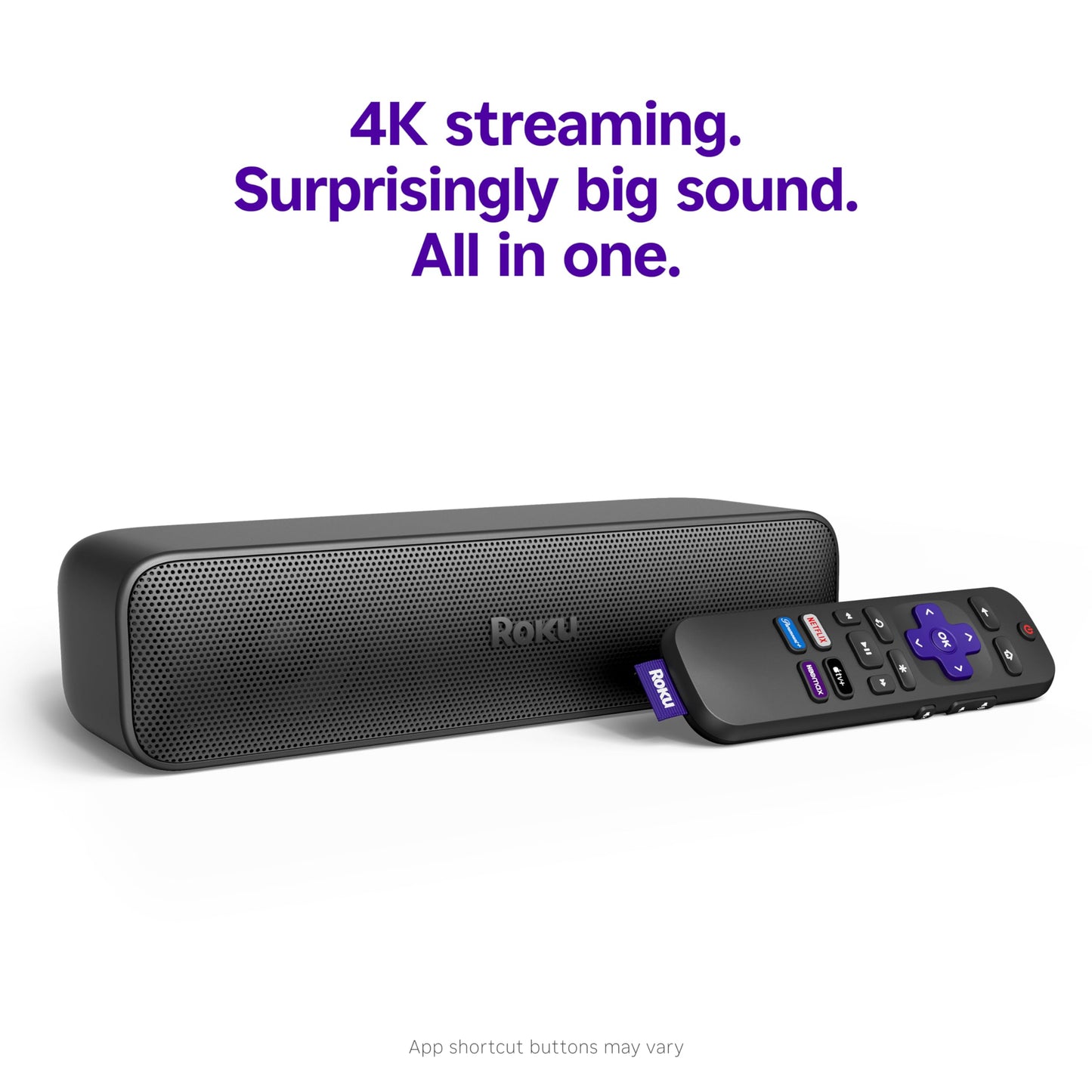 Roku Streambar SE Barra de Sonido de TV 2 en 1 (4K/HD/HDR)