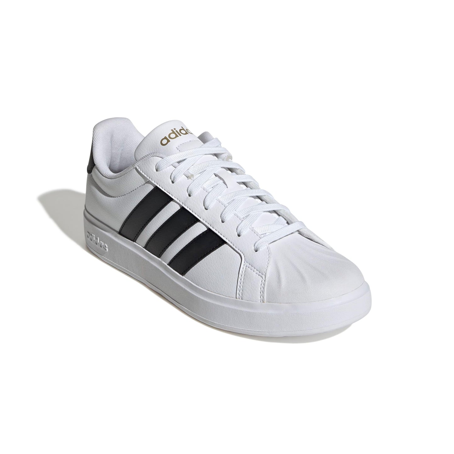 adidas Men's Streetalk, White/Black/Gold Metallic