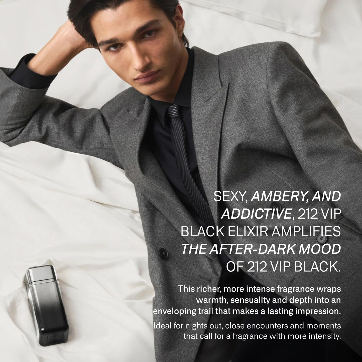 Carolina Herrera 212 VIP Black Elixir para Hombre EDP (3.4 oz)