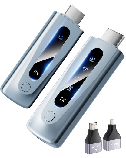 BRAIDOL Kit Extensor Transmisor y Receptor Inalámbrico HDMI (1080P)
