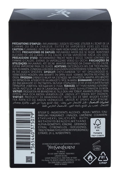 Yves Saint Laurent La Nuit De L'Homme para Hombre (3.3 oz / EDT Spray)