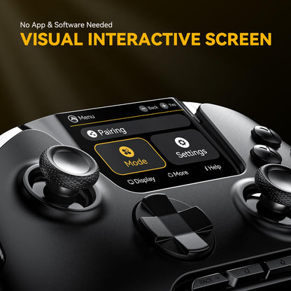 ManbaOne Controlador de Juegos Inalámbrico de Pantalla Interactiva (Negro)