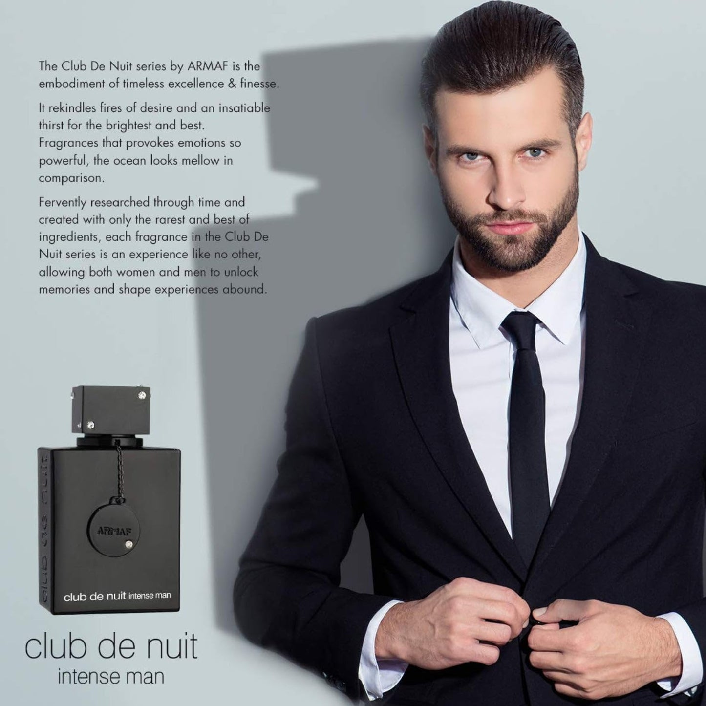 ARMAF Club de Nuit Intense Man EDT (3.6 Fl Oz / Black)