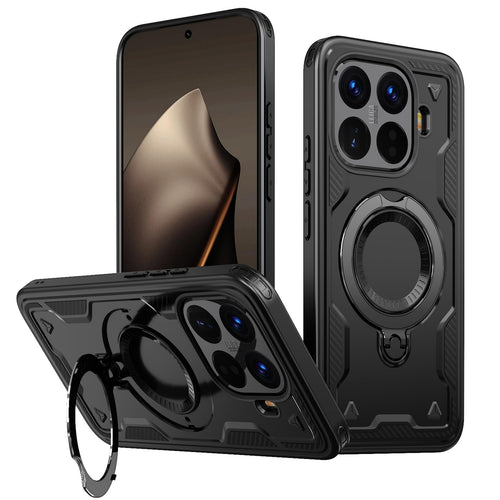 MRRSIWEI Funda Magnética para Xiaomi 15T Pro (Negro)