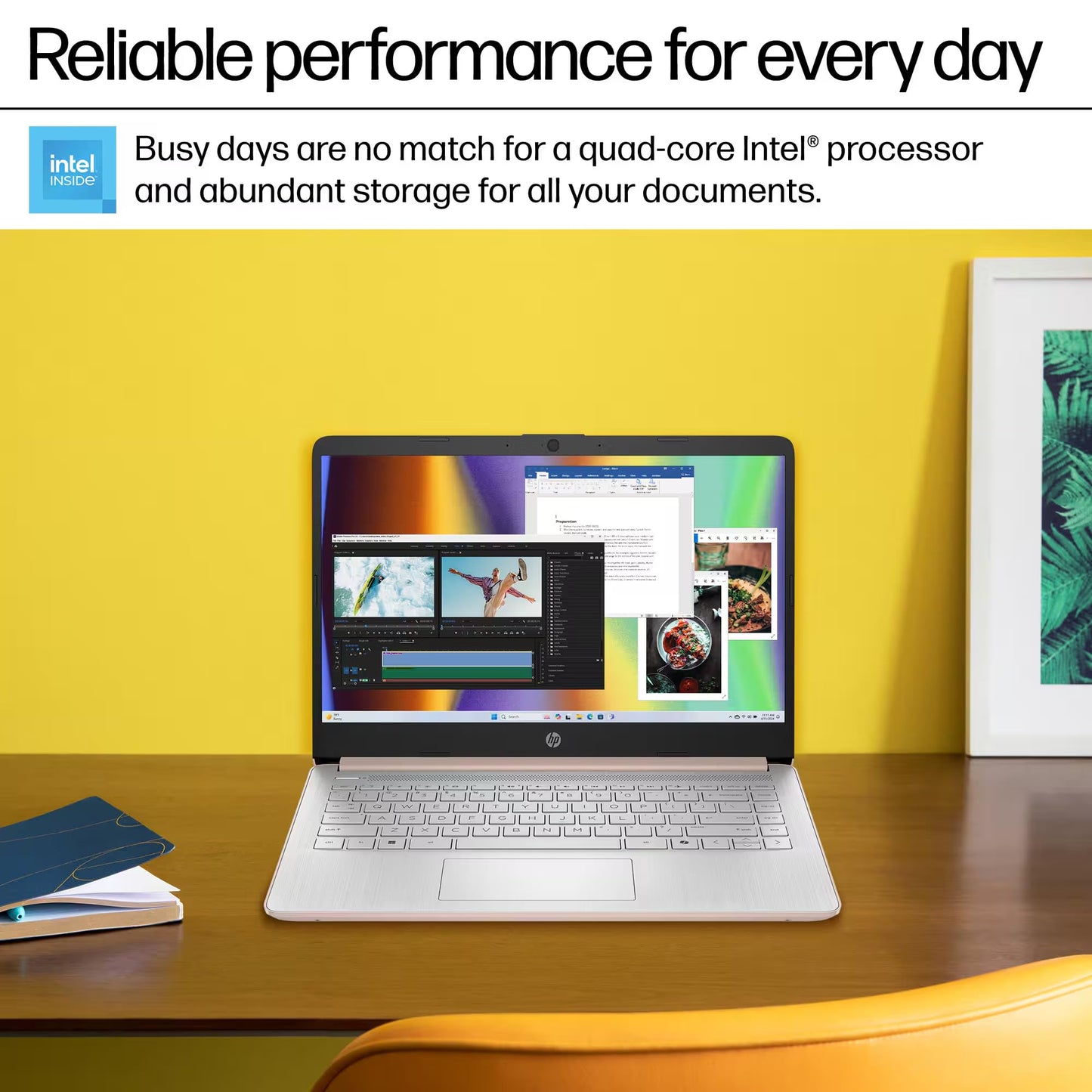 HP Laptop Delgada de 14" 2025 (628GB / Rose Gold)