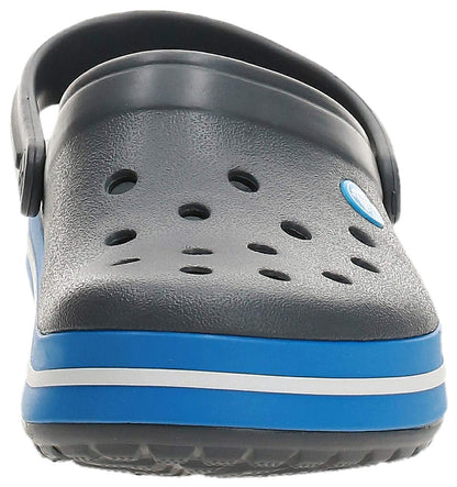 Crocs Zueco Unisex Crocband (Carbón/Océano / Talla 8 Mujer/6 Hombre)