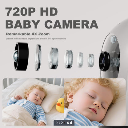 Kidsneed Monitor de Bebé con Cámara de Video (Modelo 530)