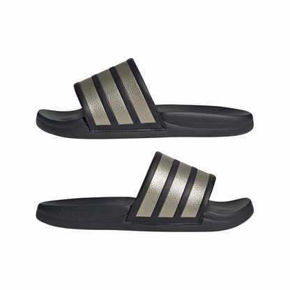adidas Women's Adilette Comfort 2.0, BlackCyberMetallicBlack