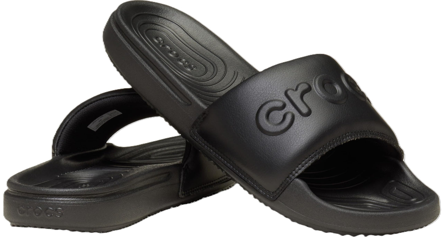 Crocs Women’s All Day Slide Lightweight Slip-On Sandals, Black, Size