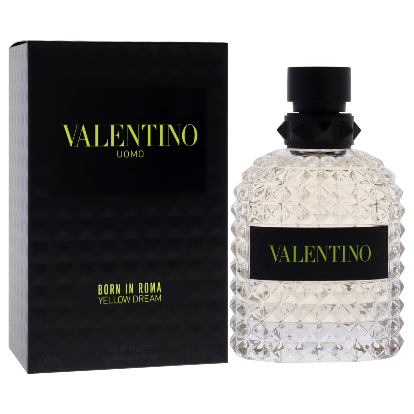Valentino Uomo Born In Roma Yellow Dream para Hombre EDT (3.4 fl oz)