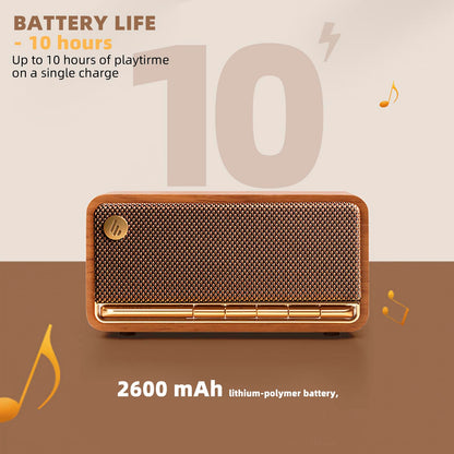 Edifier Altavoz Bluetooth de Madera Retro (Marrón / 20W)