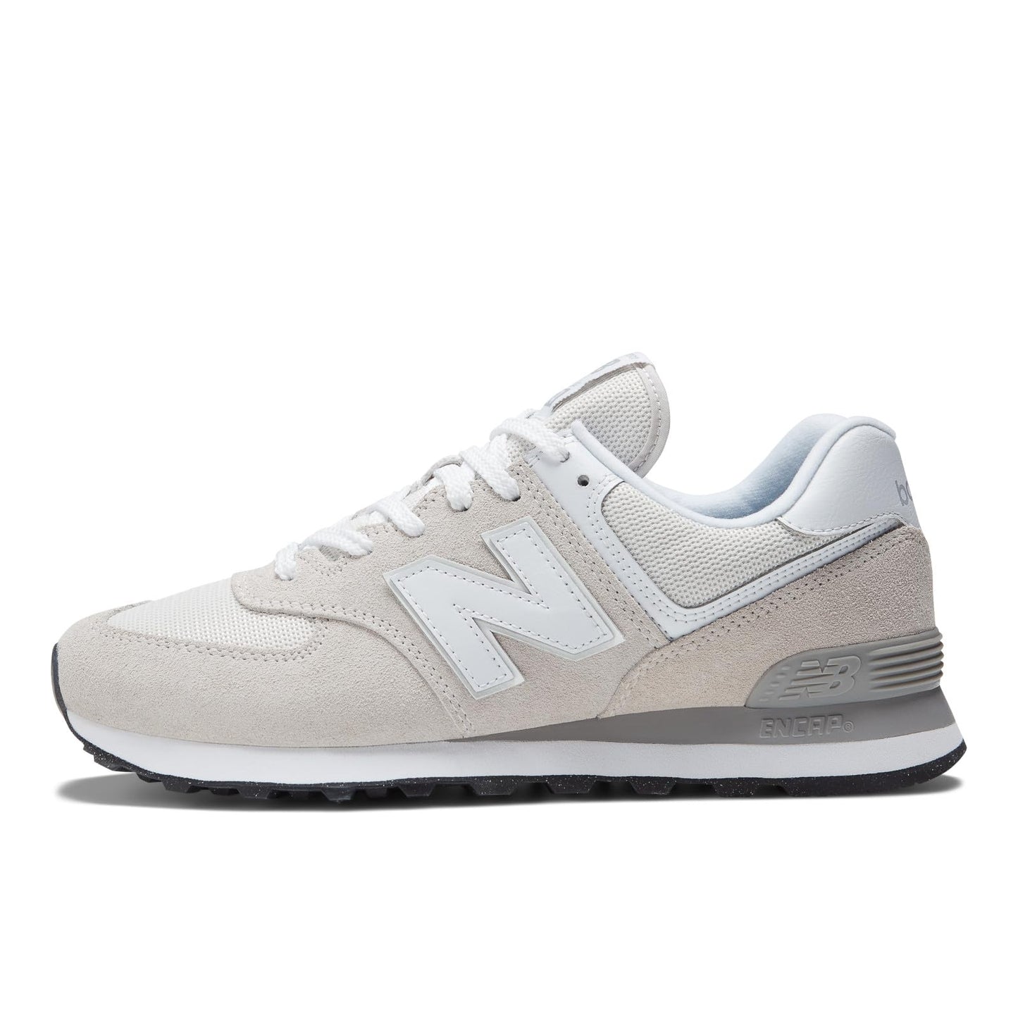 New Balance Men's 574 Core Sneaker, Nimbus Cloud/White