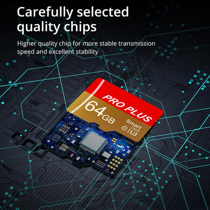 2 Pack Memory Card 64GB with Adapter, High Speed TF Card, UHS-I C10 A1 Memory TF Card for Tablet/Mobile Phone/Camera/Car Audio/Game Console (TF162 Red Gold 64GB)
