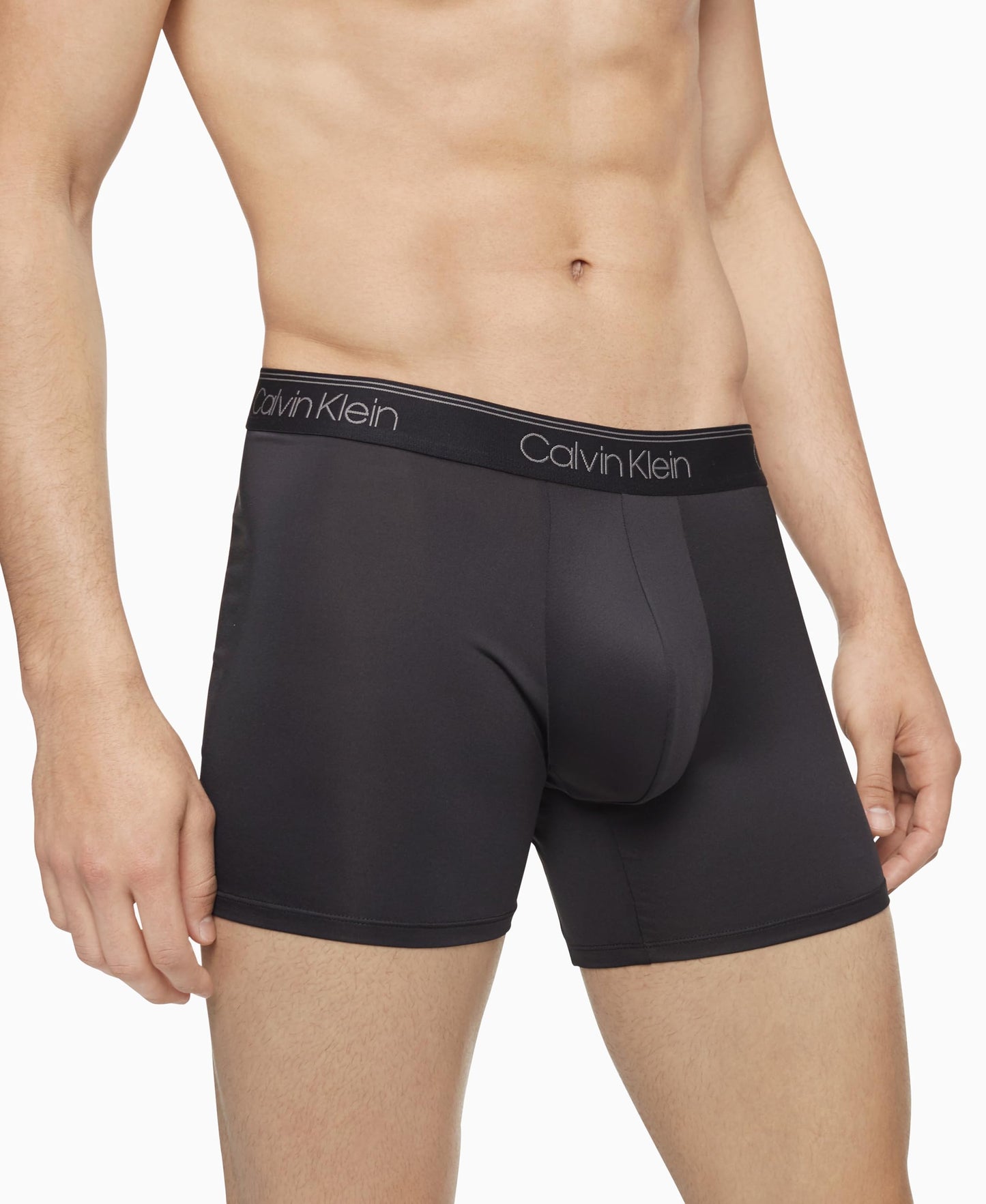 Calvin Klein Calzoncillos Bóxer Micro Stretch para Hombre (Negro / Talla L / Paquete de 3)