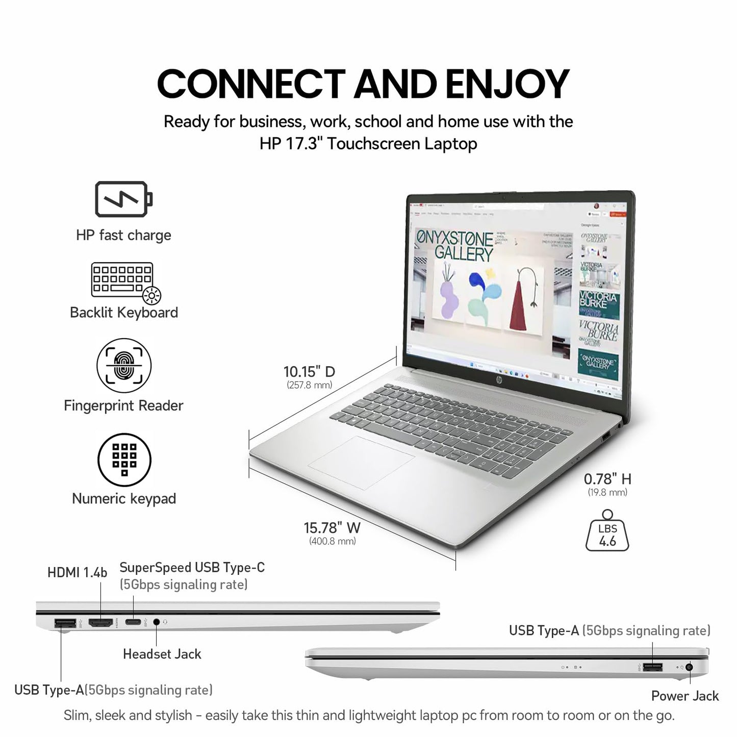 HP Computadora Portátil Táctil de 17 Pulgadas 2026 (2TB SSD / 32GB RAM)