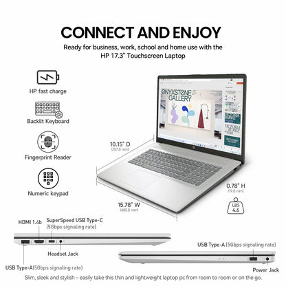 HP Computadora Portátil Táctil de 17 Pulgadas 2026 (2TB SSD / 32GB RAM)