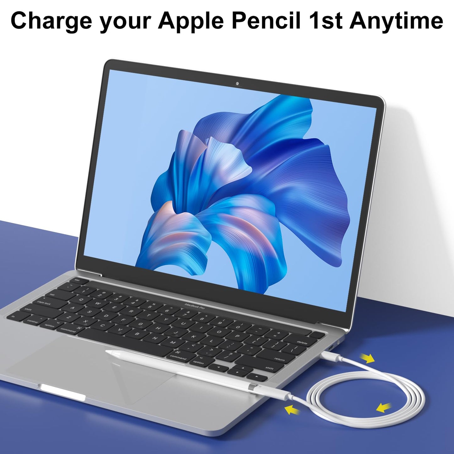 Cable Adaptador de Carga USB-C para Apple Pencil 1ª Generación (3.3 FT)