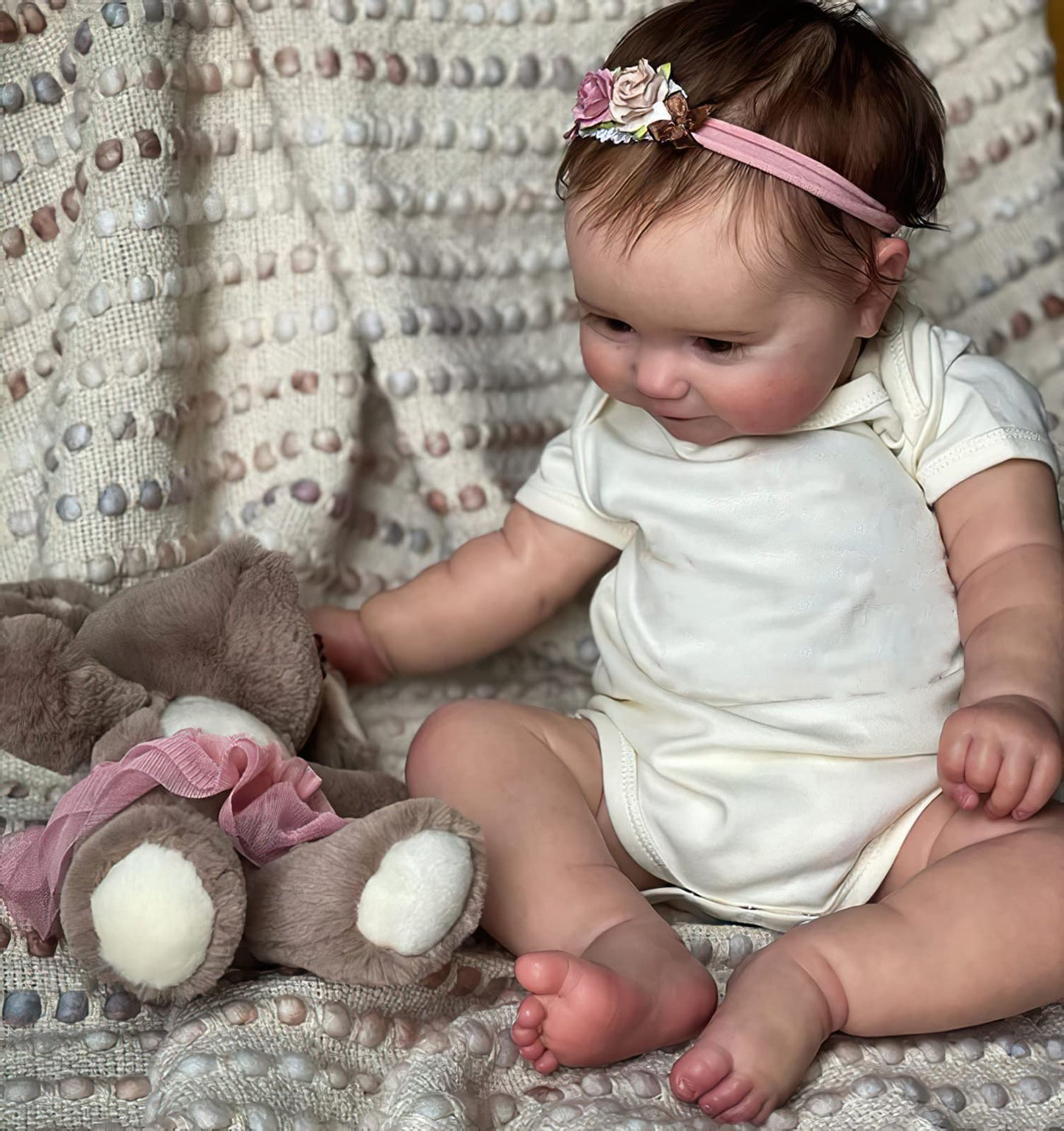 Wamdoll Muñeca Reborn Realista de Recién Nacida (50CM)