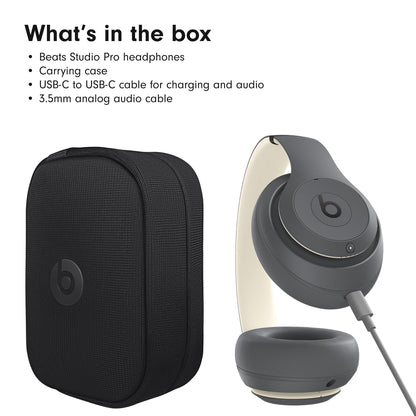 Beats Studio Pro Audífonos Inalámbricos (Gris Arena)