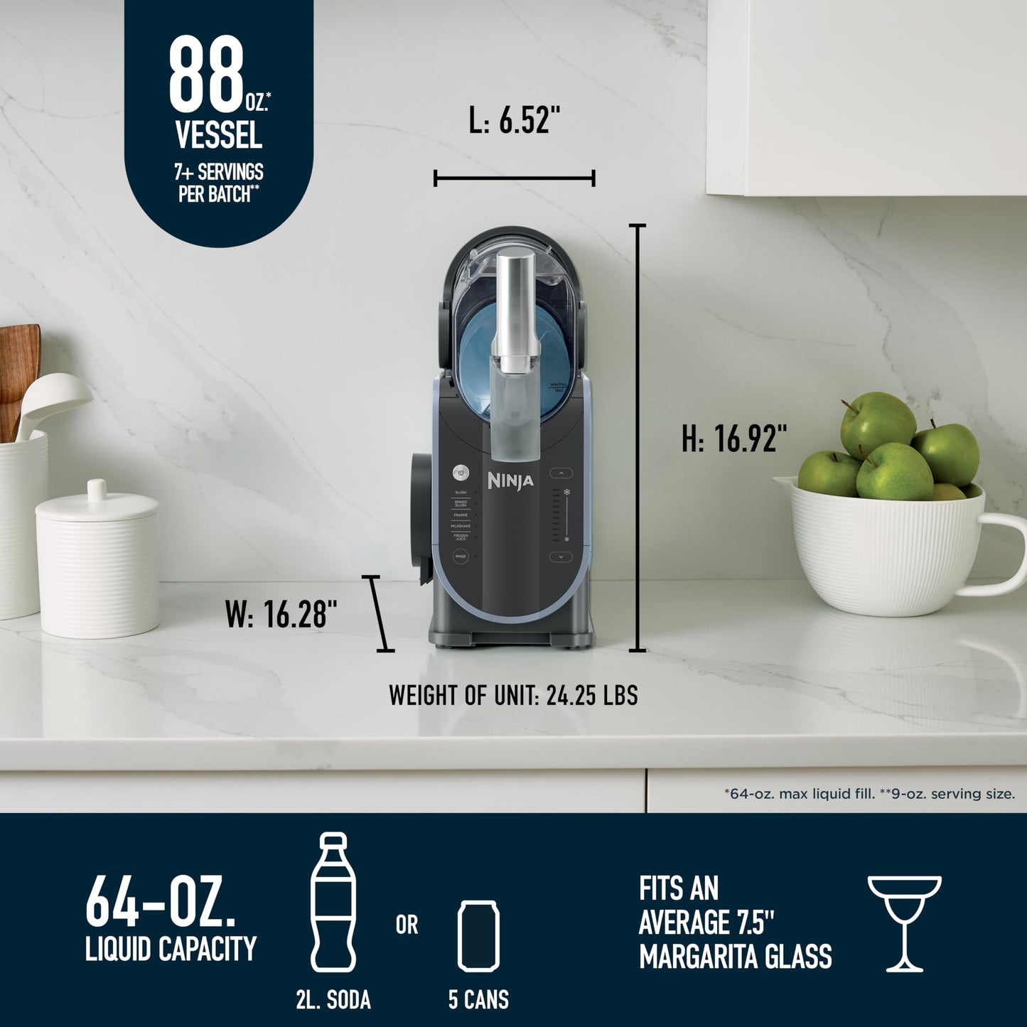 Ninja Máquina de Bebidas Congeladas SLUSHi (Negro)