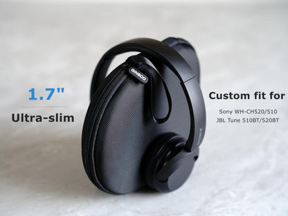 Ginsco Estuche de Viaje para Audífonos JBL y Sony (Negro)