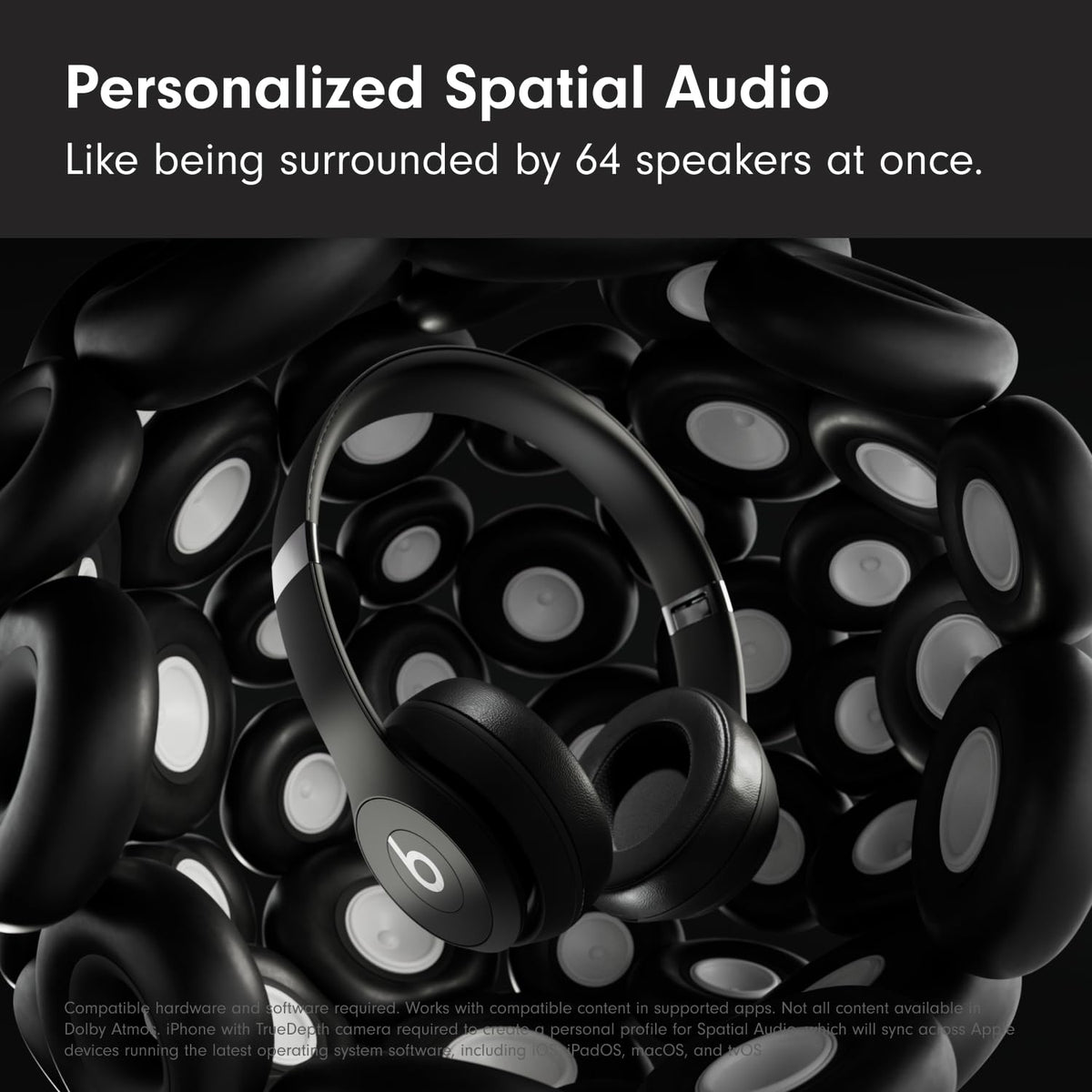 Beats Audífonos Inalámbricos Solo 4 (Matte Black)