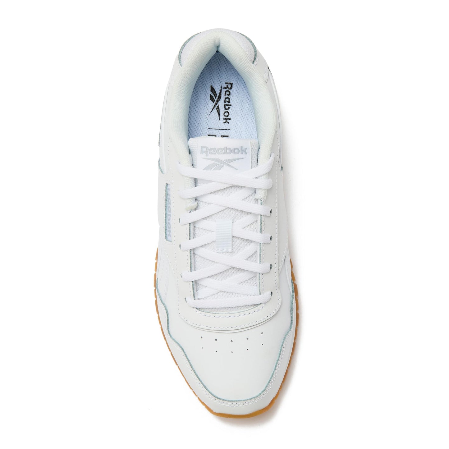 Reebok Glide Sneakers for Women - Black or White Tennis Shoes, White/Cold Grey/Gum