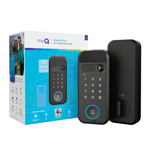 myQ Secure View™ Cerradura Inteligente 3 en 1