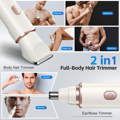 Recortadora de Vello Corporal Manscape para Hombre (Blanco)