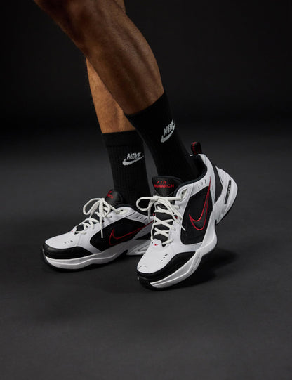Nike Men's Air Monarch IV Training/Workout Shoes, White/Black