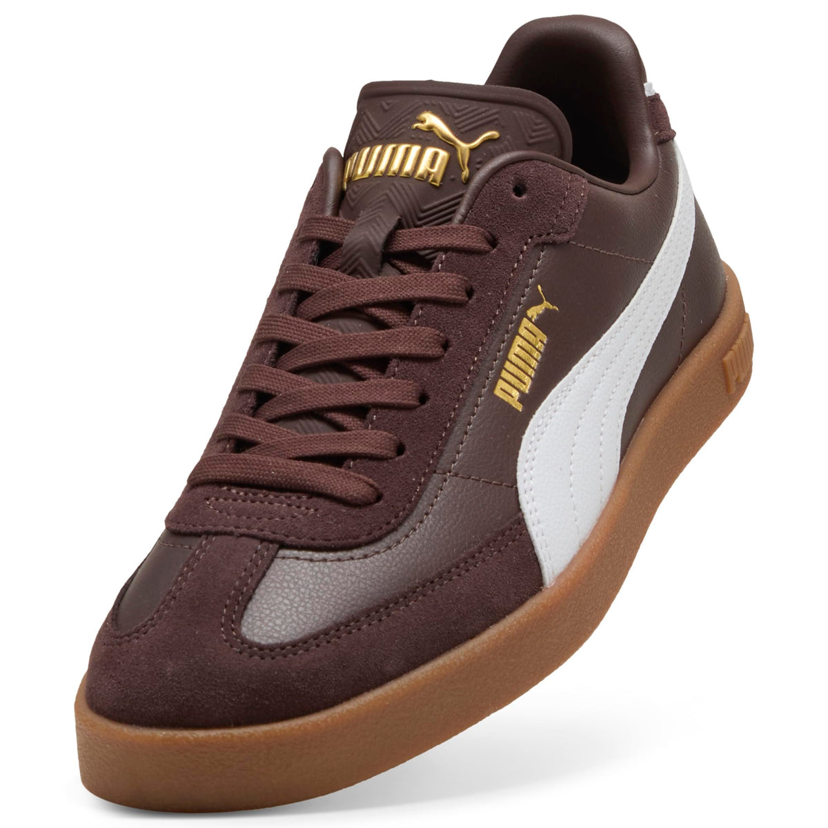 PUMA Men's Club II Era Shoes, Chocolate Brown- White SS26, Puma Club Ii Era
